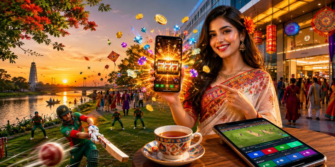 A user in Bogura enjoying cricket betting on beti baji